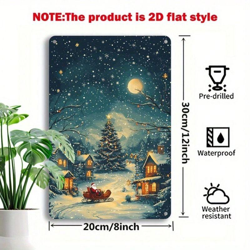 

Retro Metal Tin Sign Art Home Wall Decor Living Room 20x30cm