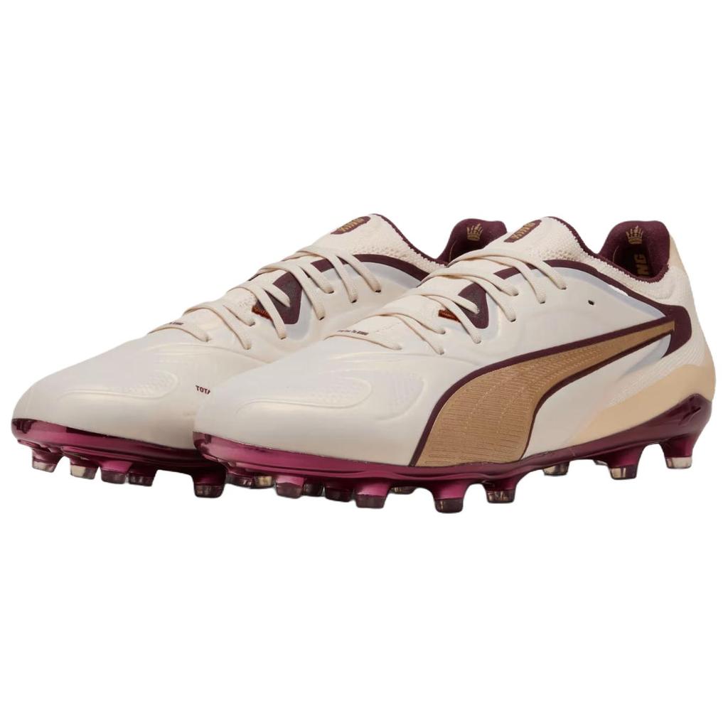 Puma King 20 Ultimate Classic Comfortable Artificial Turf Soccer Shoes Men Soccer Shoes Light-Purple 108958-01