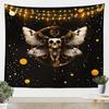 Black Bear Tapestry,3D Wild Animal Floral Botanical Wall Blanket,Red Rose Tree Branch Wall Hanging Art Kids Boys Girls Home