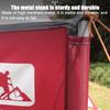 Outdoor Windshield Windproof Transparent Visual Strip Camping  Screen Panel Partition Wall Divider