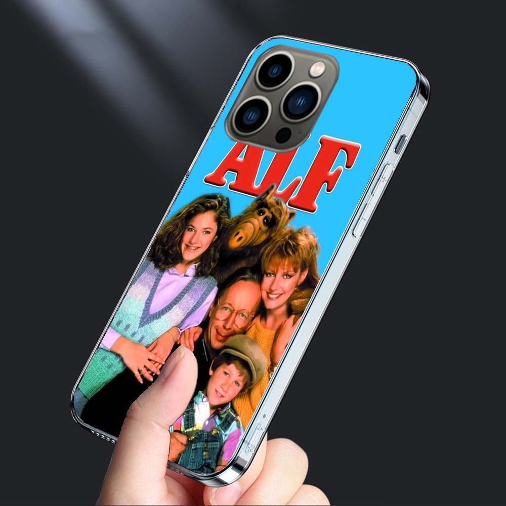Alf TV Series Phone Case For Iphone 16E 15 Pro 14 Plus 17E 16 17 Pro Max Air 11 12 13 Mini Shockproof Capa Cute Cover TPU Cle