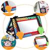 Baby Black White Mirror Cloth Book With Sensory Stimuli For Visual Development And Parent Interaction