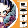 1pc Sturdy 8-Bone Auto Umbrella, Betty Boop Umbrella, Digital Printed, Foldable Umbrella for On-the-Go Outdoor Use