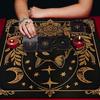 Divinations Tablecloth Star Flower Astrology Tarots Card Tablecloth Altars Cloth Divinations Board Game Accessory