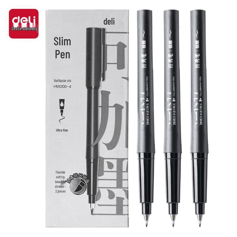Deli HW200-4 Refillable Slim Pen
