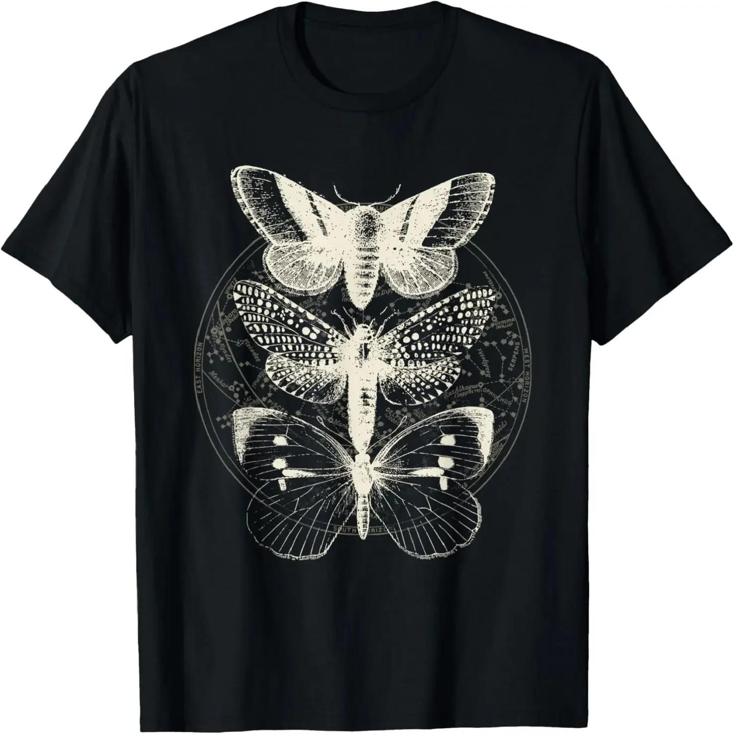 Butterfly Moth Witchcore Insect Astronomy Lover Witchy,Quality short sleeves XXXXXL разноцветный