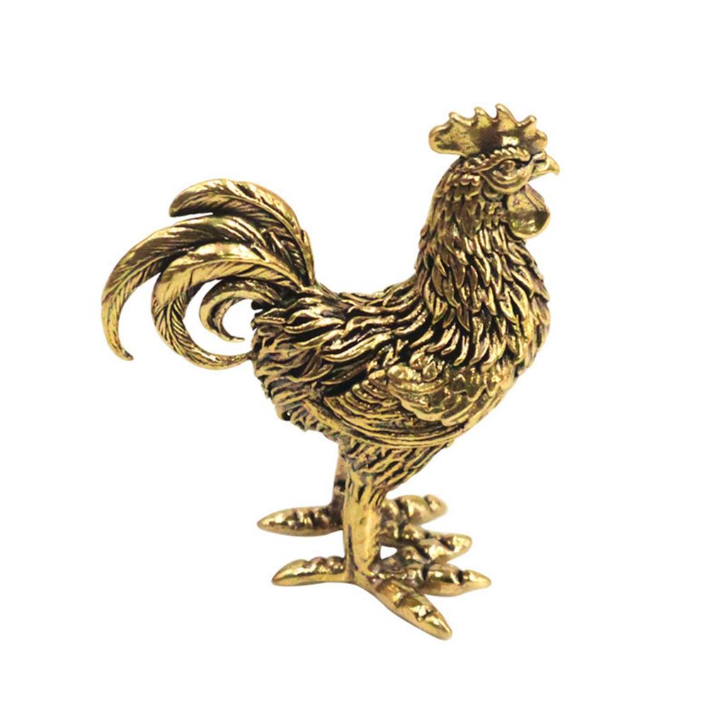 Chicken Tea Pet Vintage Style Sculpture for Household Centerpieces Office