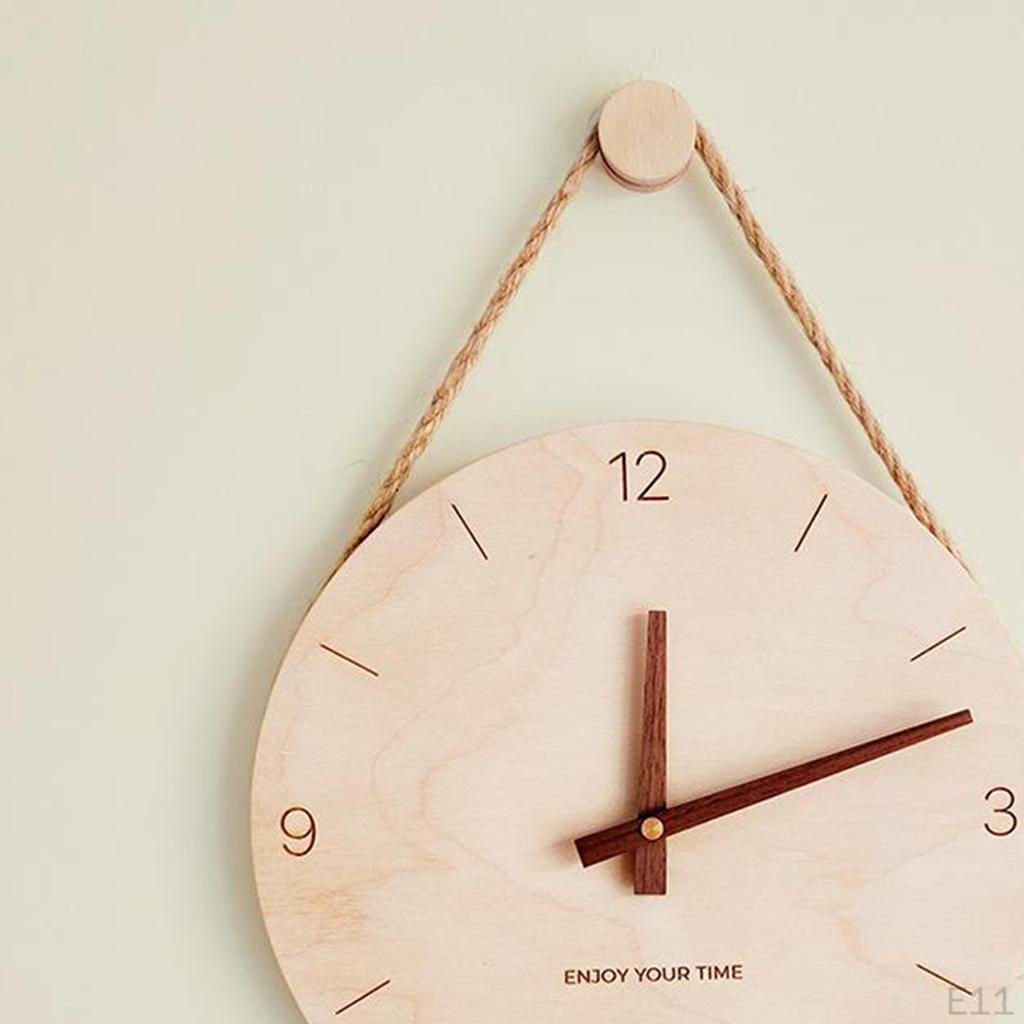 Decorative Wall Non-Ticking Digital Battery Operated Round Easy to Read /Office/