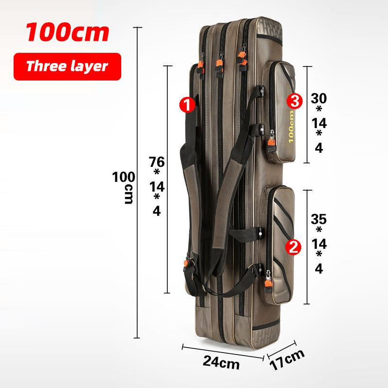 Fishing Bag Fishing Gear Rod Bag Shoulder Strap Fishing Gear Bag Fishing Rod Fishing Bag