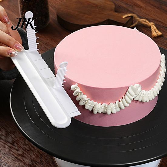 Adjustable Curvature Cake Decorator Fondant Arc Ruler Guide Precision Baking Tool Multi Size Edge Frame Decoration Marking Divider Gum Paste