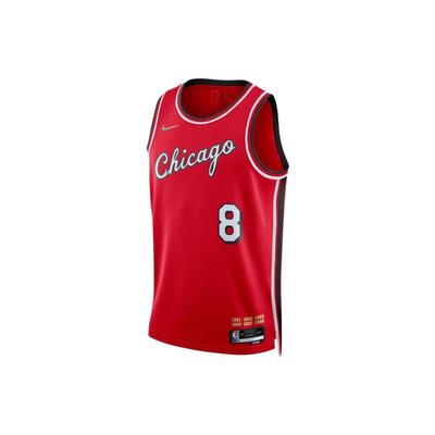 Chicago Bulls Lavine Mesto Vydanie Dres Červený Pánske Streetwear DB4021-657