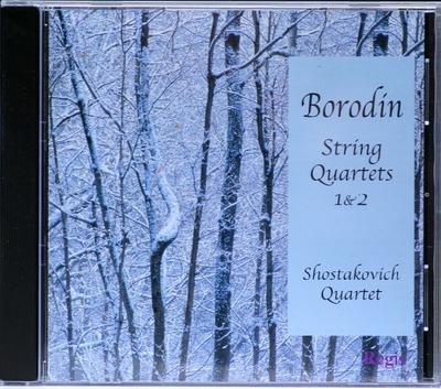 CD SHOSTAKOVICH QUARTET - Borodin: String Quartets 1 & 2 RRC1011 Regis Records 2000 UK Classical Used