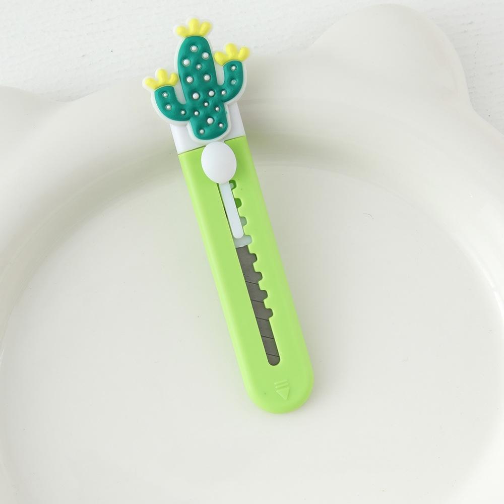 Cartoon Mini Dismantle the Courier Knife Unpack Tool Paper knife Art knife Metal Retractable Blade Knife For Stationery Supplies