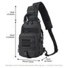 Multi Functional Outdoor Chest Bag, Sports Cycling, Hiking, Portable and Wear-Resistant Crossbody Bag