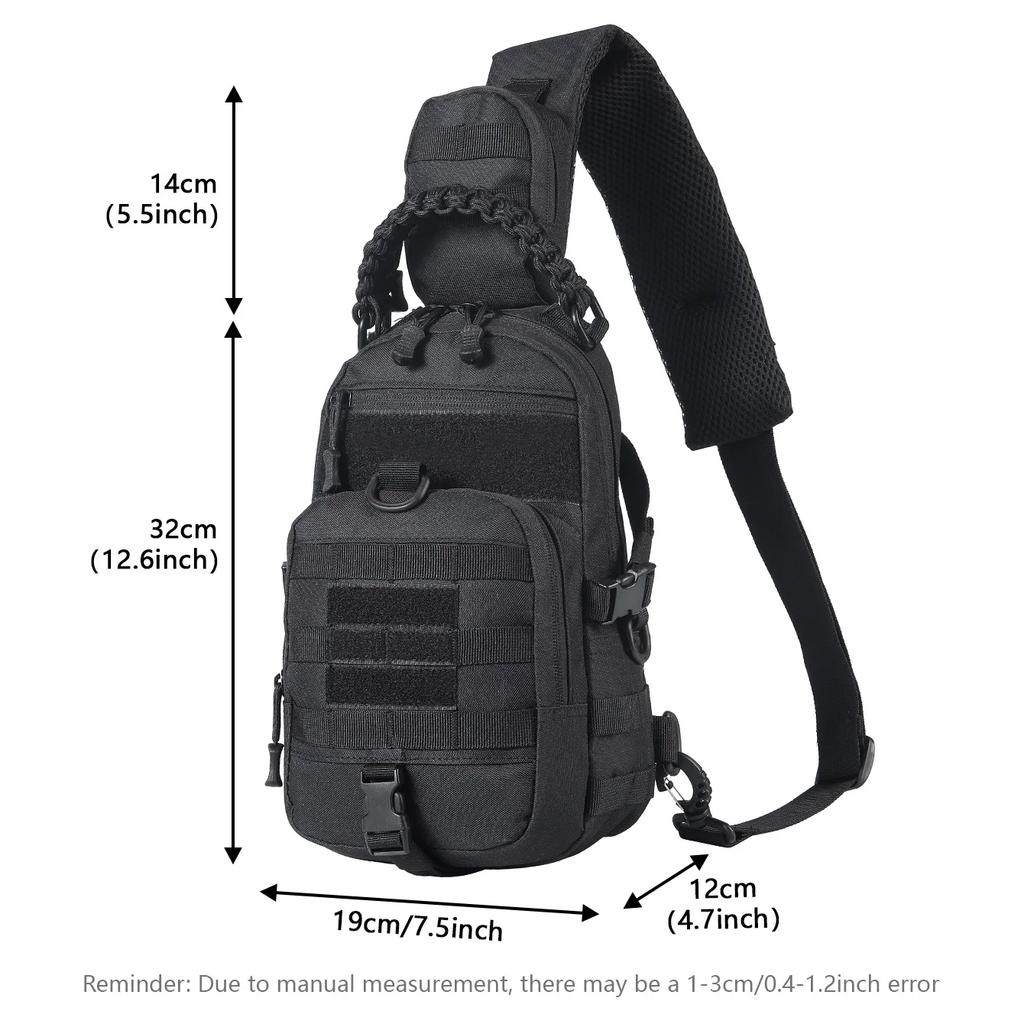 Multi Functional Outdoor Chest Bag, Sports Cycling, Hiking, Portable and Wear-Resistant Crossbody Bag