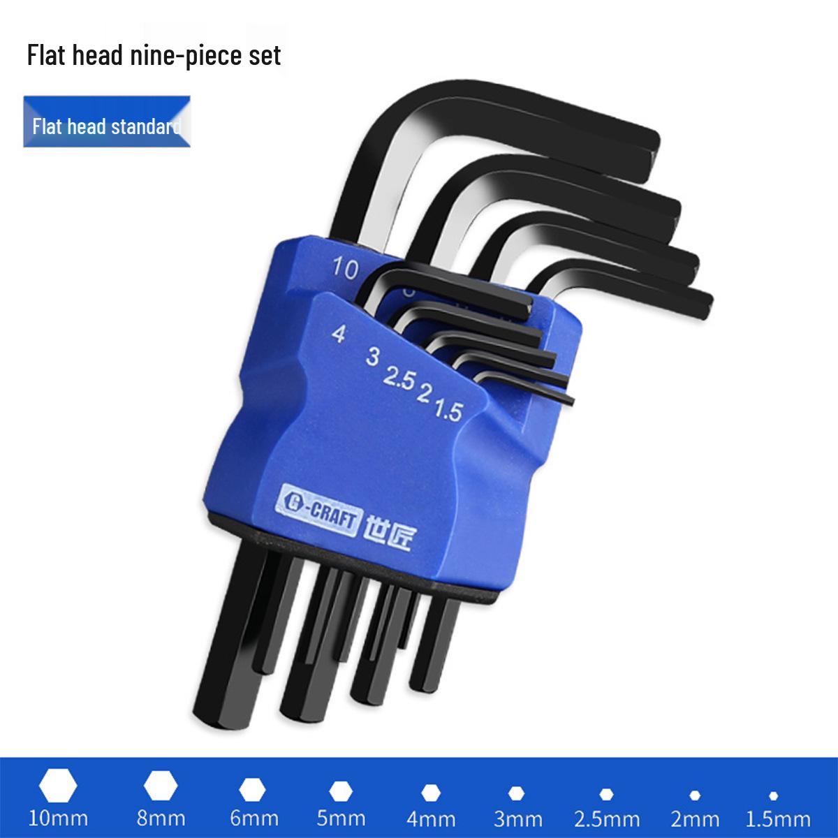 Набор из 9 шестигранных и Torx ключей