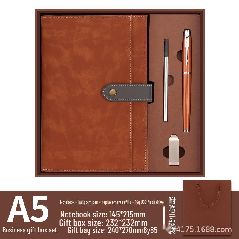 A5 Notebook & Thermos Cup Gift Set - Custom Business Souvenir with Logo