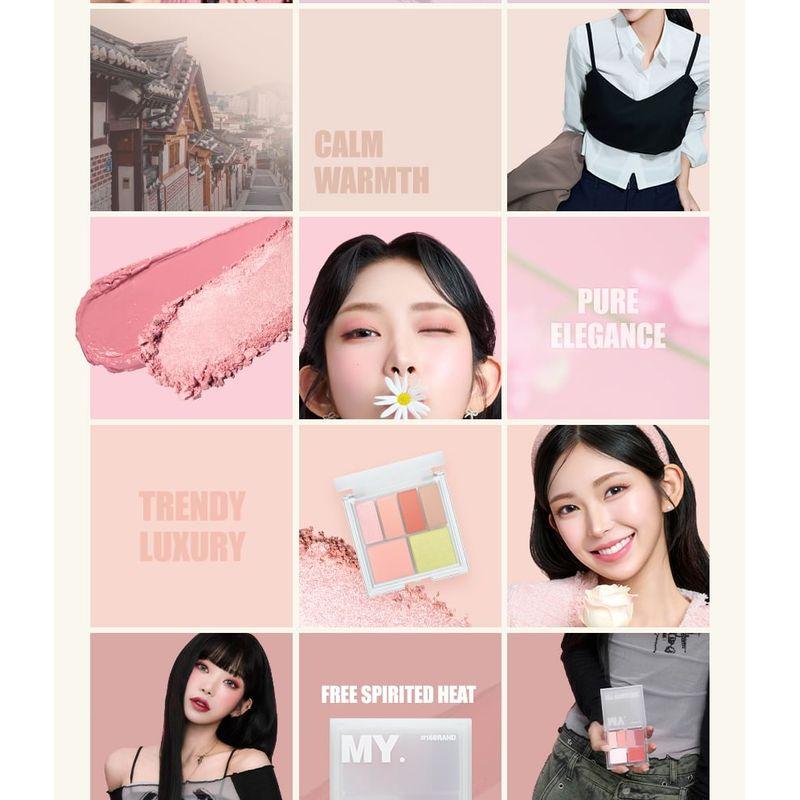 CHOSUNGAH BEAUTY - 16 BRAND My Magazine Palette - 6 Types