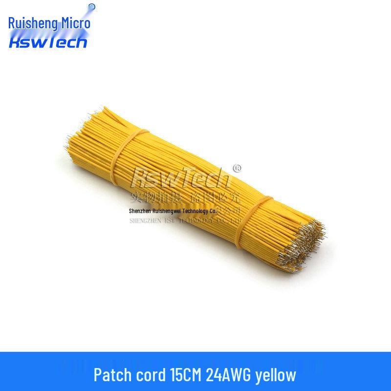 Double-Headed Tinned Wire Jumper for Welding & Electronic Connection, 22/24AWG, 5/0.8mm, Length: 50/150mm