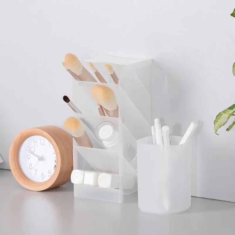 Kawaii Schreibtisch-Stiftehalter mit großer Kapazität, Bleistift-/Make-up-Aufbewahrungsbox, Desktop-Organizer, Ständer, Box, Schule, Büromaterial