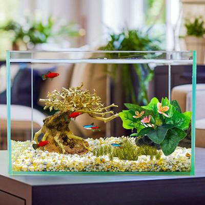 Aquarienlandschaft Kunstpflanze Aquarienlandschaft für Garnelenzucht Landschaftsornamente Großes Handwerk