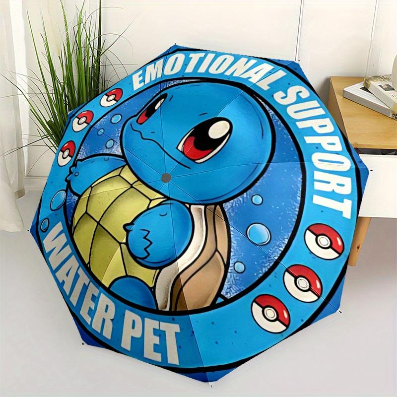 1pc Pokémon Squirtle Automatic Opening/closing Umbrella, Foldable Sunshade, Perfect Gift for Friends, Durable Handle yy250812103