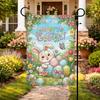 Happy Easter Welcome Bunny House Ag Spring Oral Rabbit Garden Outdoor Decor XXQ