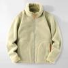 Boys and Women's Double-Sided Coral Fleece Jacket - Warm, Thickened Autumn/Winter Cardigan for Outdoor Use