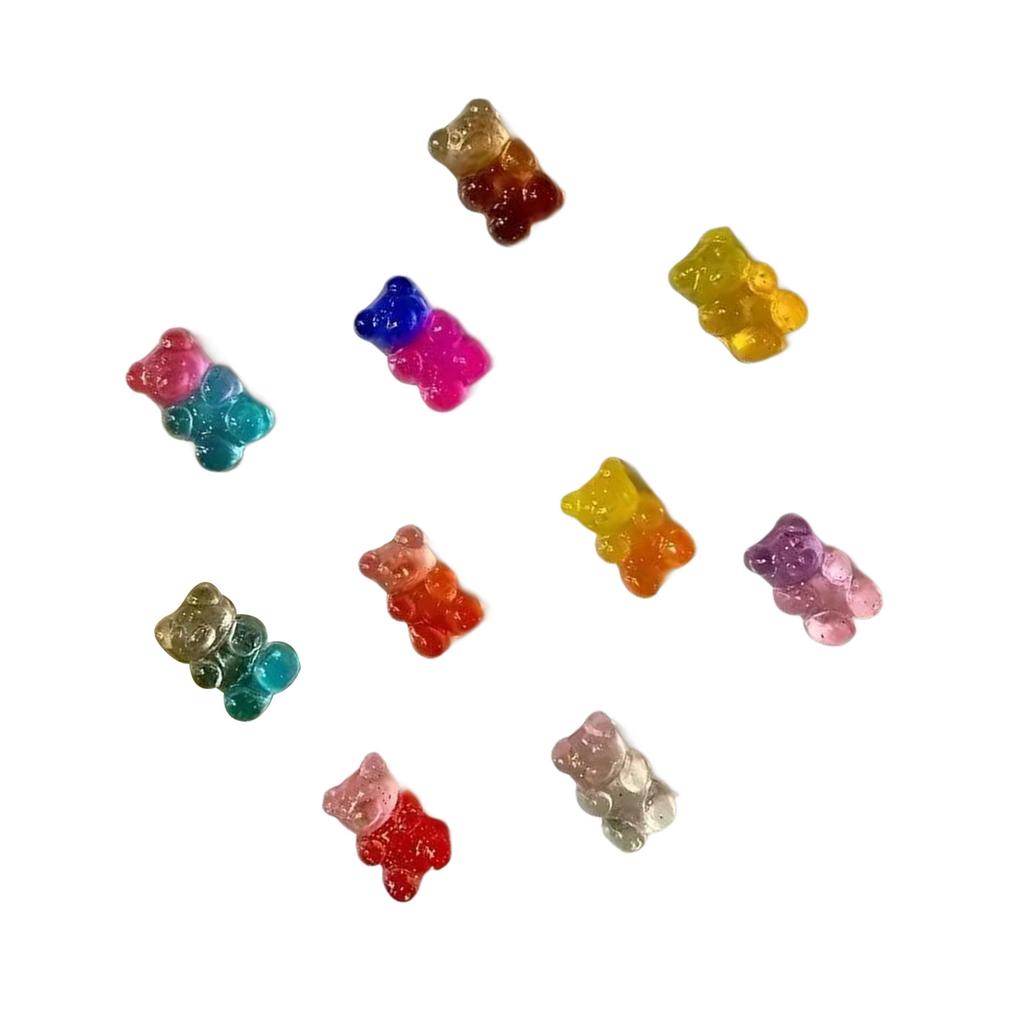 10Pcs Bear Fridge Magnets Bear Fridge Magnets Creative Refrigerator Magnets Garage Door Magnets Stickers for Whiteboard