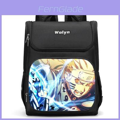 Naruto Sasuke School Backpack Large Capacity Oxford Cloth Double Layer