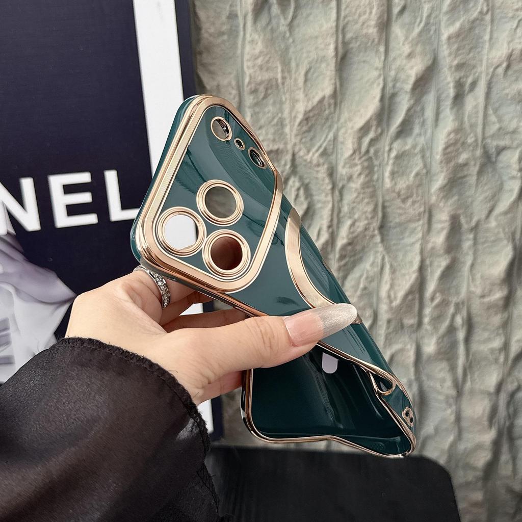 Solid Color Heart Magnetic Case for iPhone 17/16 Pro Max, Electroplated Soft Full Coverage.