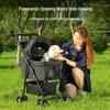 Customized Foldable Pet Stroller for Small & Medium Dogs and Cats