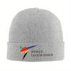 New WTF World Taekwondo Federation Beanie Winter Hats Knitted Cap Daily Baseball Cap
