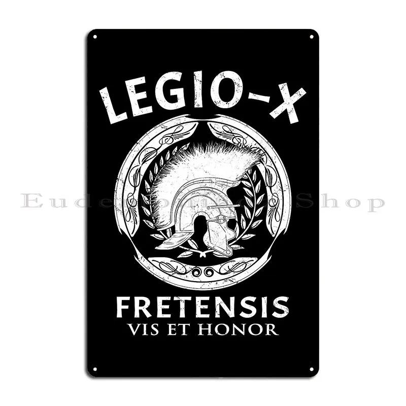 Audentes Fortuna Iuvat SPQR Antica Roma Argento Romano Aquila Invictus Metallo Muro Grotta Garage Progettazione Decorazione Latta Segno Poster
