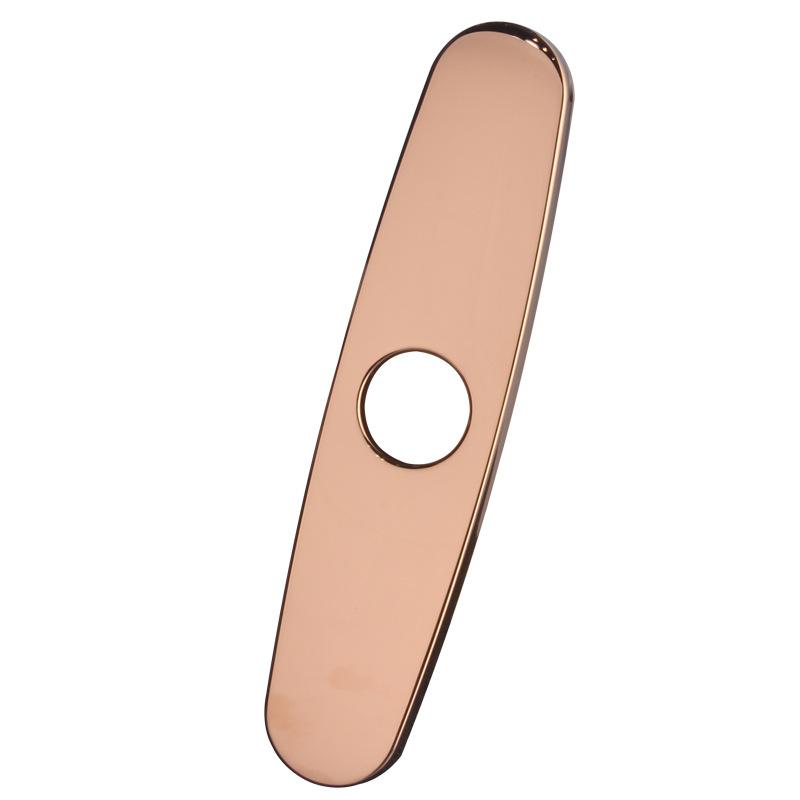 304 Stainless Steel Brushed Kitchen Faucet Cover10 Inch Decorative Plate Base Bathroom 6-inch Sheathing