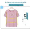 Summer Casual Sports Suit for Middle-Aged Women: Short-Sleeved T-shirt and Shorts Set