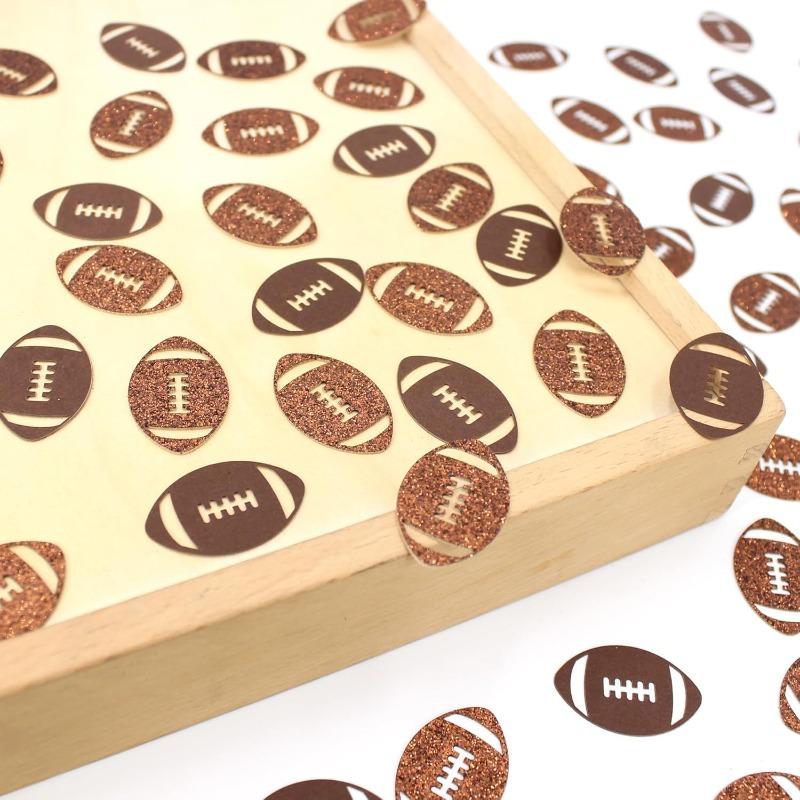 200pcs/set Sports Football Home desktop Decorations Festival Party Decorative Confetti Football-Themed Party Supplies