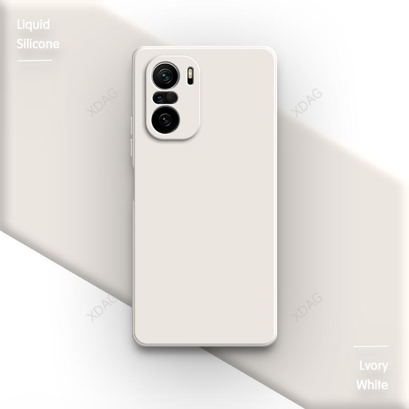 Lens Protection Back Cover for Xiaomi Poco F3 GT F3GT 5G Soft Square Liquid Silicone Original Shockproof High Qualtiy Phone Case