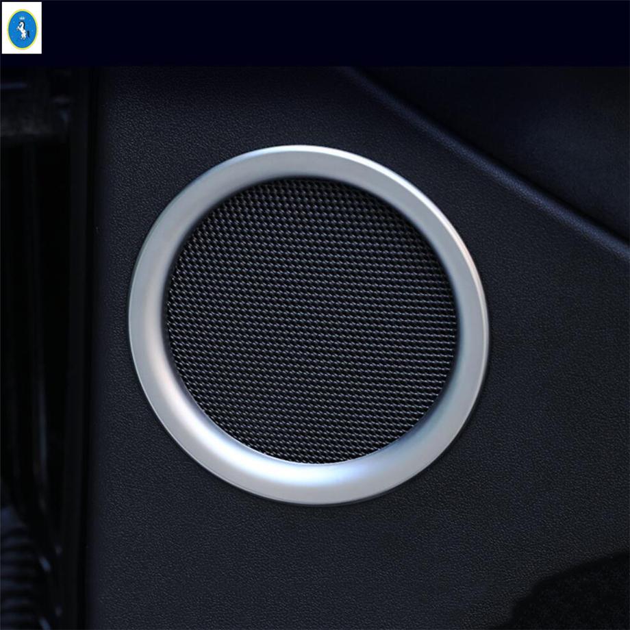 For Tesla Model 3 2018 - 2024 / Model Y  - 2024 Car Door Stereo Speaker Audio Loudspeaker Sound Ring Cover Trim Accessories Model 3 2018 - 2021