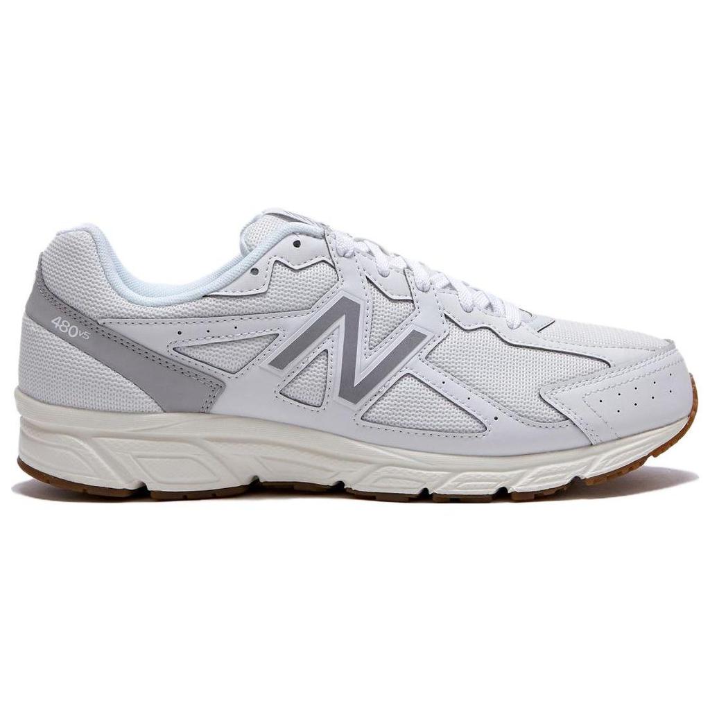 New Balance Nb 480 Comfortable Sports Synthetic Leather Low-Top Casual Running Shoes Women Sneaker White W480RG5