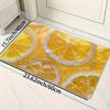 1Pcs Anti Fatigue Kitchen Rugs,  Lemon Fresh  Print Waterproof Non-Slip Thick Cushioned Kitchen Mat Heavy Duty Comfort Standing Mat for Kitchen