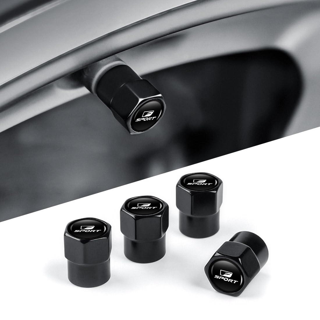 F Sports Suitable Tire Valve Cap Blow Off Valve Car F Sports Applicable