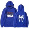 Women's Men's Casual Fashion Hooded Sweatshirt Roman Reigns Printed Pullover Long Sleeved Harajuku Street Fashion man