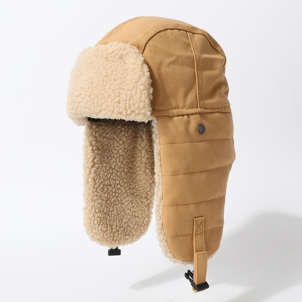 Winter Outdoor Cycling Cold-Proof And Windproof Ear Protection Cycling Skiing Thunder Front Hat Cold-Proof And Velvet Warm Hat