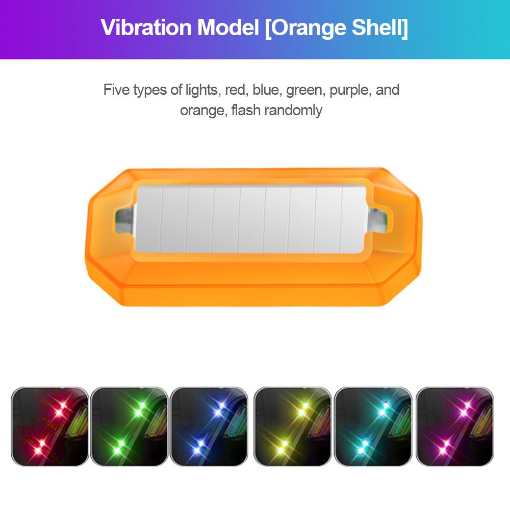 Auto LED Blinklicht Solarenergie Kollisionsblitz LED-Licht Diebstahlschutz Warnblitzsignal Sicherheitssystem Motorradlicht