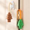 Security Key Card Silicone Door Stopper Christmas Tree Shape Baby Safety Anti-Pinch Design Door Guard