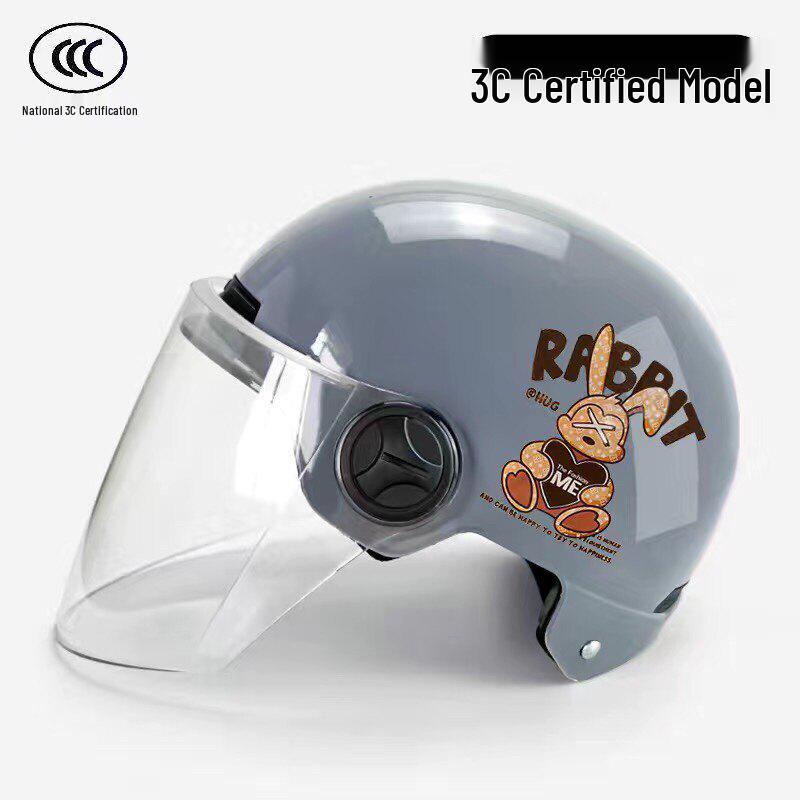 3C Certified All-Season Unisex Electric Scooter & Motorcycle Helmet with Sun Protection