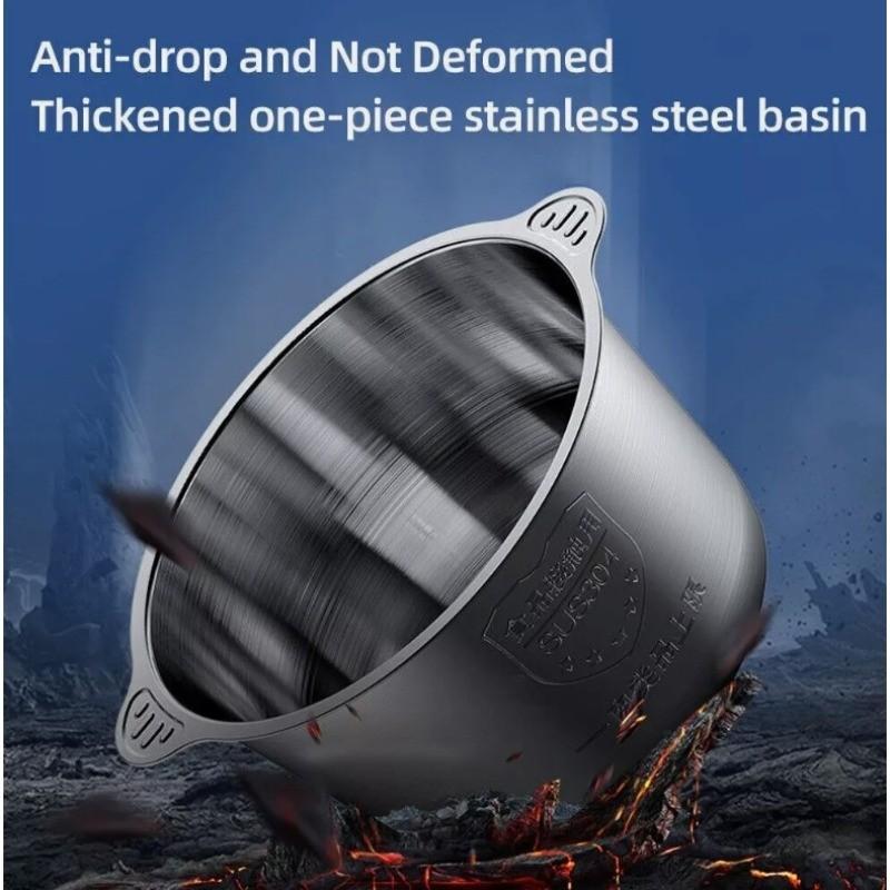 2L/3L Large Capacity Electric Meat Grinder Multi-function Veg Chopper Household Stainless Steel Sausage Food Processor