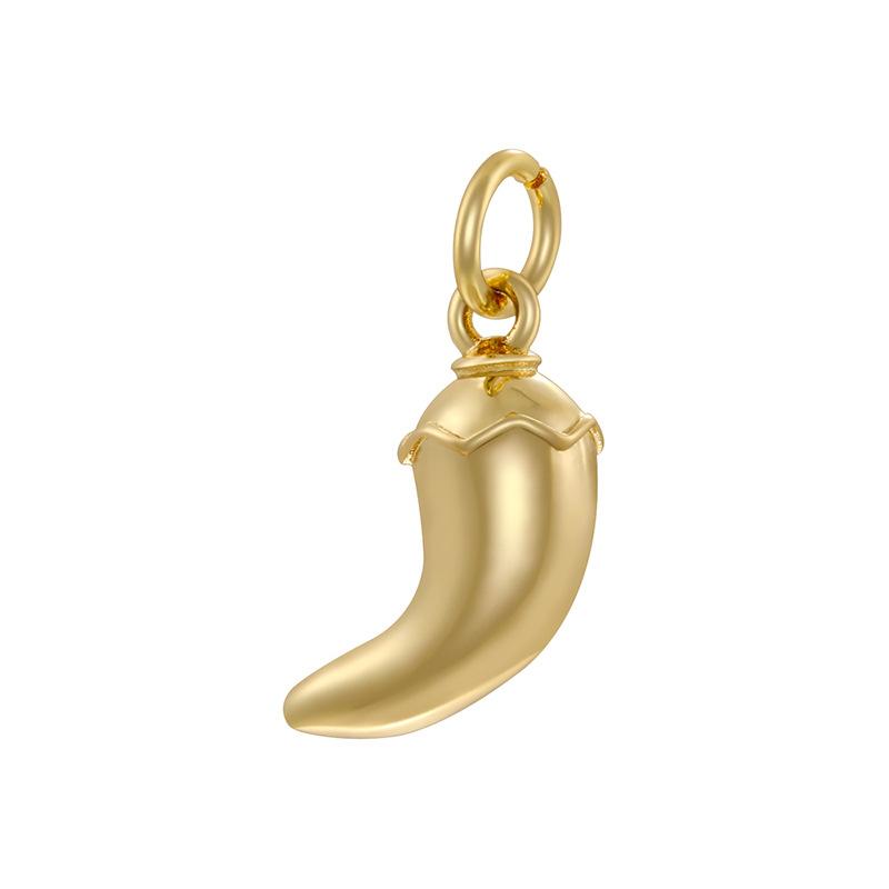 Kreativer Kupfer Diamant Kirsche Erdbeere Ananas Anhänger Niedlicher Süßer Fruchtanhänger Vd1742-1752