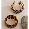 Eetit 60mm Leopard Print Resin Acrylic Wide Cuff Open Bracelet Bangle Fashion Attractive Jewelry Wrist Personality Accessories